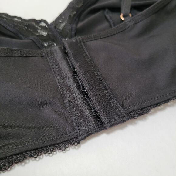 INC Women's Lace-Trim Bralette Black Lounge PJ NWT Size Small - Picture 7 of 8